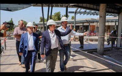 La obra del nuevo mall que impulsa la inversión privada recibió la visita del gobernador